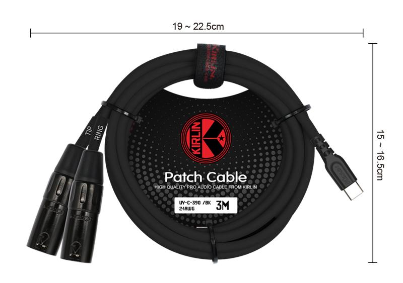 Kirlin XLR to USB C UY-C-390