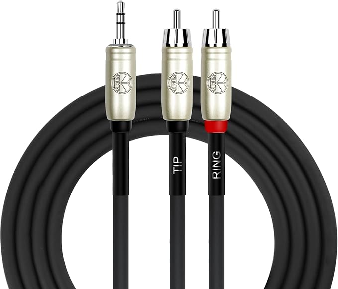 Kirlin Y-364PR, 2x RCA - 3.5MM Stereo