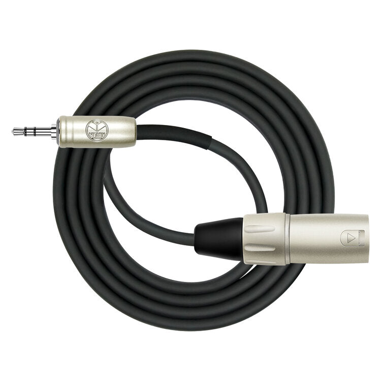 Kirlin AP-493PRL-6/BK, XLR Male - 3.5mm TRS Plug