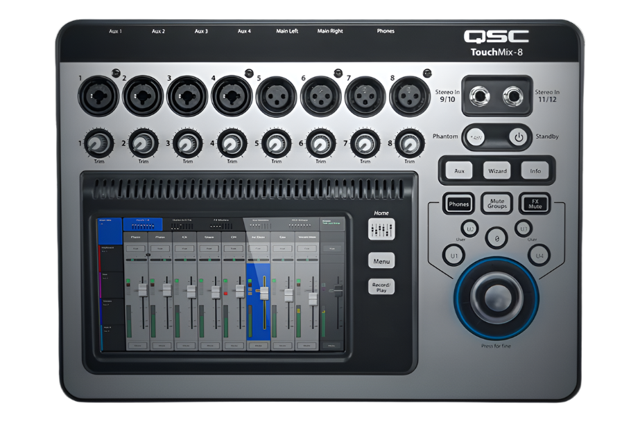 QSC TouchMix-8 Compact Digital Mixer