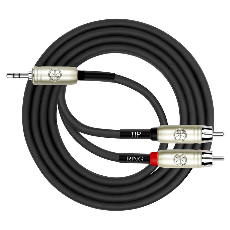 Kirlin Y-364PR, 2x RCA - 3.5MM Stereo