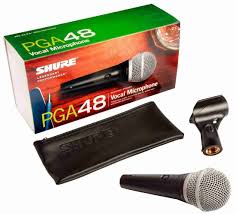 Cardioid Dynamic Vocal Microphone Shure PGA48 (NO CABLE INCLUDED)