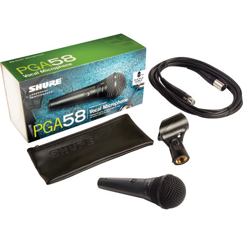 Shure PGA58-XLR Cardioid Dynamic Vocal Microphone